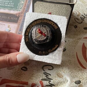 Edward Jones St. Louis Cardinals Replica Ring - Black and Red